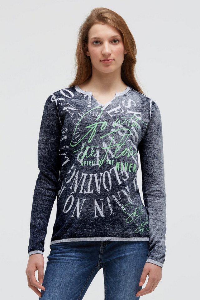 SOCCX Rundhalspullover aus Feinstrick von SOCCX