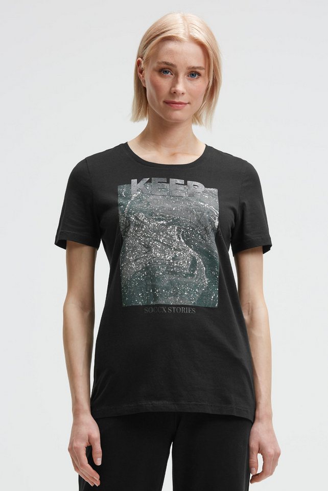 SOCCX Rundhalsshirt aus Baumwolle von SOCCX