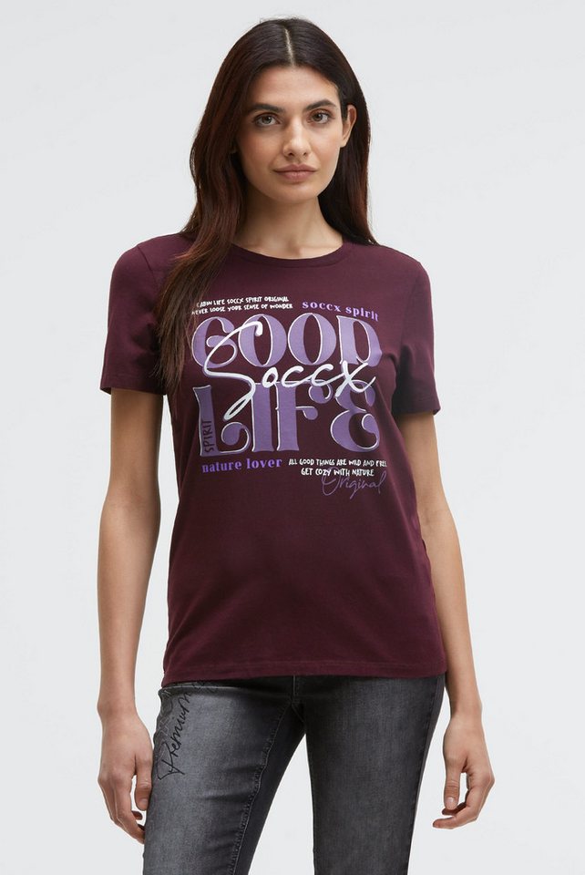 SOCCX Rundhalsshirt mit Baumwolle von SOCCX