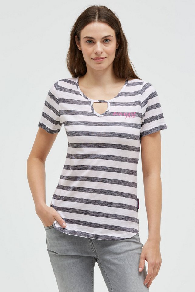 SOCCX Rundhalsshirt mit Cut-Outs von SOCCX