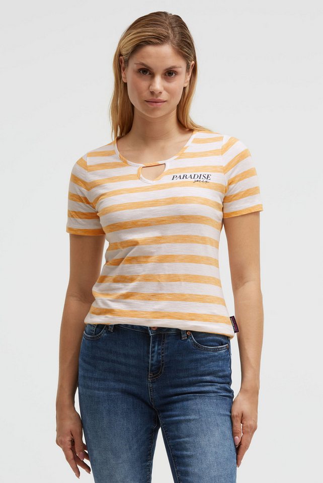 SOCCX Rundhalsshirt mit Cut-Outs von SOCCX