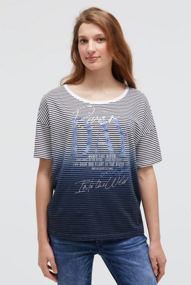 SOCCX Rundhalsshirt mit Farbverlauf von SOCCX
