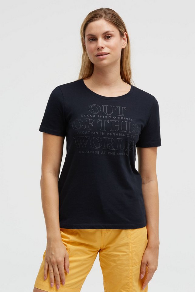 SOCCX Rundhalsshirt mit Necktape von SOCCX