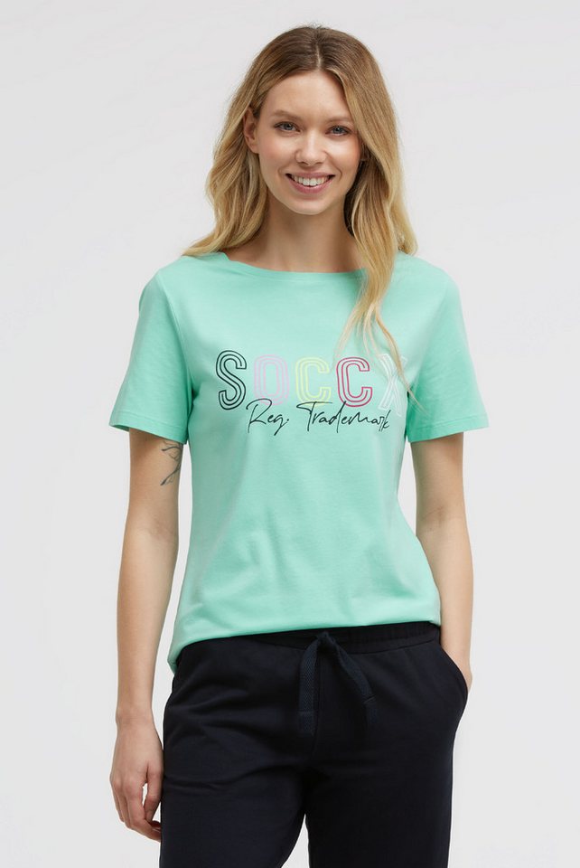 SOCCX Rundhalsshirt mit Necktape von SOCCX