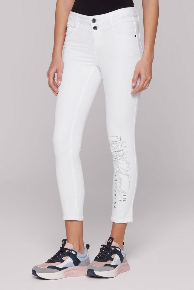 SOCCX Slim-fit-Jeans aus Sweatmaterial von SOCCX