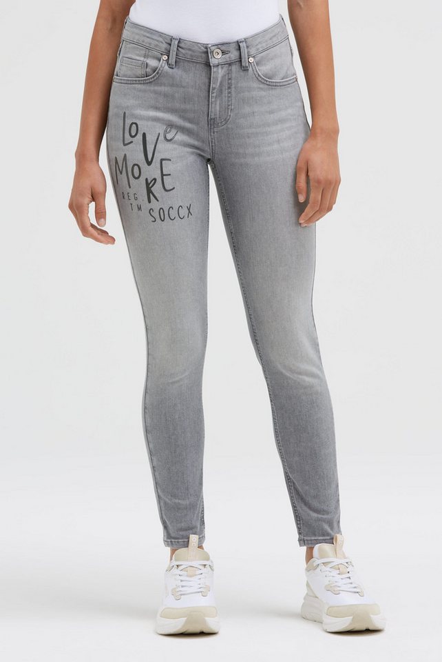SOCCX Slim-fit-Jeans mit normaler Leibhöhe von SOCCX