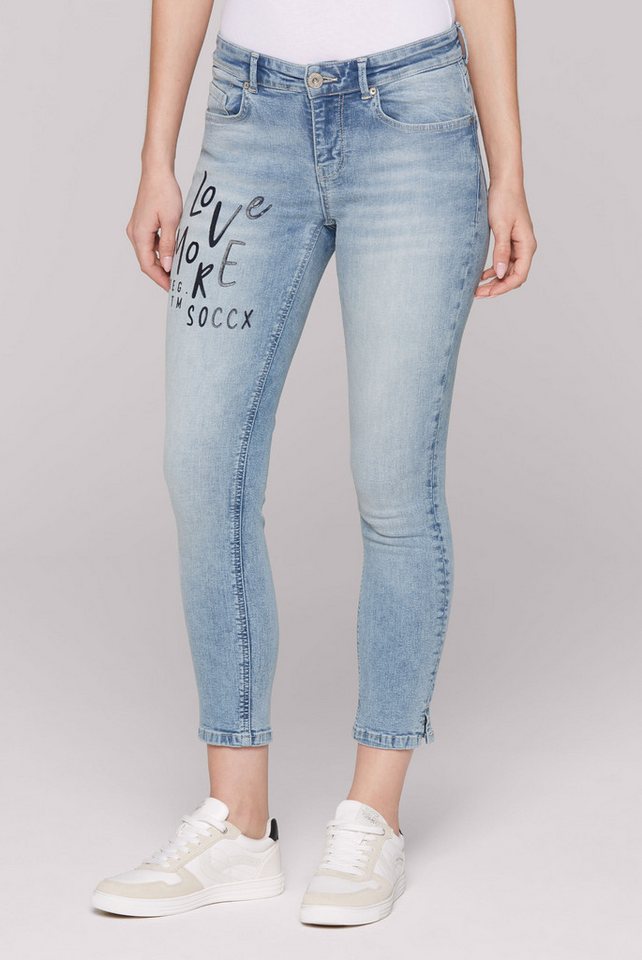 SOCCX Slim-fit-Jeans mit verkürztem Bein von SOCCX
