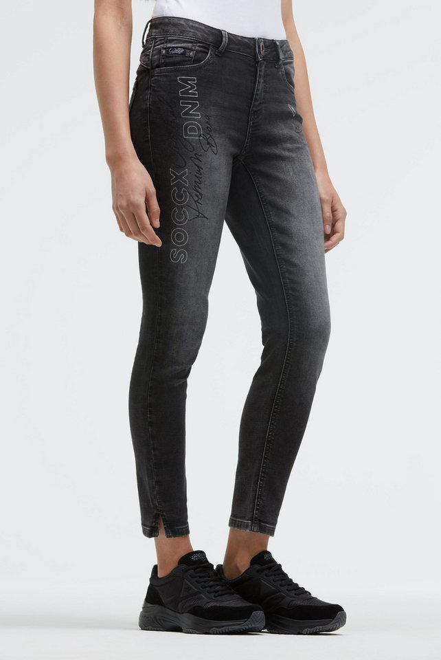 SOCCX Slim-fit-Jeans mit verkürztem Bein von SOCCX
