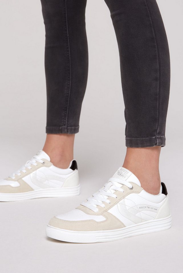 SOCCX Sneaker mit Zehenkappe aus Veloursleder von SOCCX