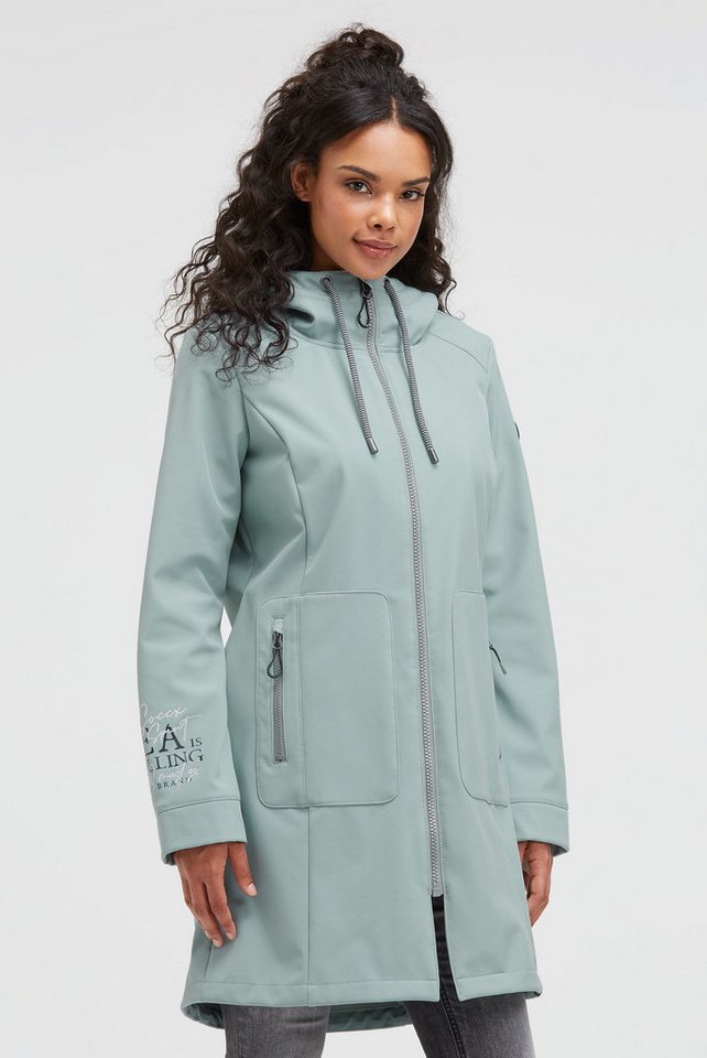 SOCCX Softshelljacke mit Windfangleiste SOCCX Softshelljacke mit Windfangleiste von SOCCX
