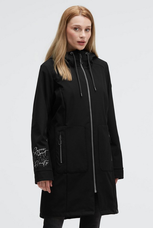 SOCCX Softshelljacke mit Windfangleiste SOCCX Softshelljacke mit Windfangleiste von SOCCX