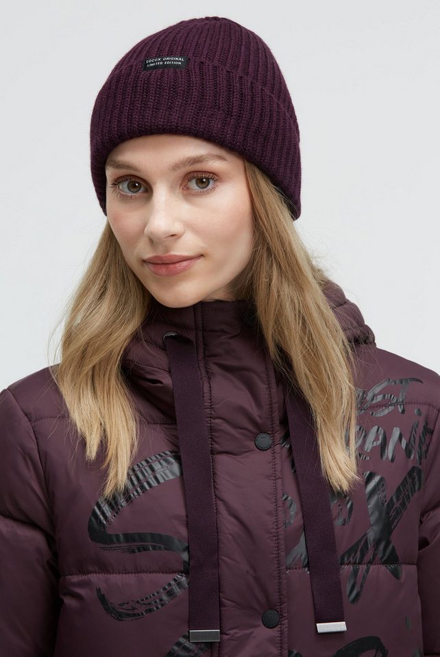 SOCCX Strickmütze mit breitem Umschlag SOCCX Strickmütze mit breitem Umschlag von SOCCX