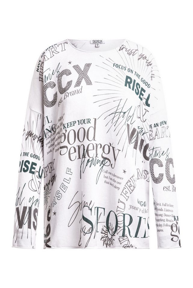 SOCCX Strickpullover (1-tlg) Locker geschnitten von SOCCX