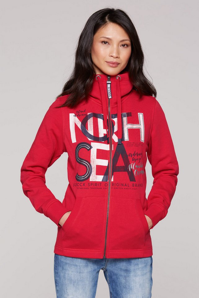 SOCCX Sweatjacke mit Baumwolle von SOCCX