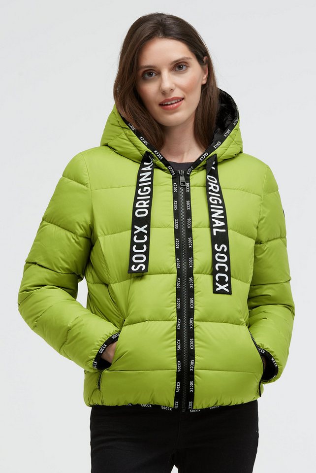 SOCCX Winterjacke mit Reißverschluss an den Einschubtaschen von SOCCX