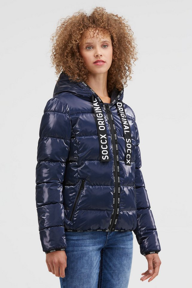 SOCCX Winterjacke mit elastischem Saumabschluss von SOCCX