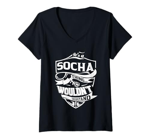 Damen Es ist eine SOCHA-Sache, die du nicht verstehen würdest. Geschenke T-Shirt mit V-Ausschnitt Damen Es ist eine SOCHA-Sache, die du nicht verstehen würdest. Geschenke T-Shirt mit V-Ausschnitt von SOCHA FAMILY Idea Gifts