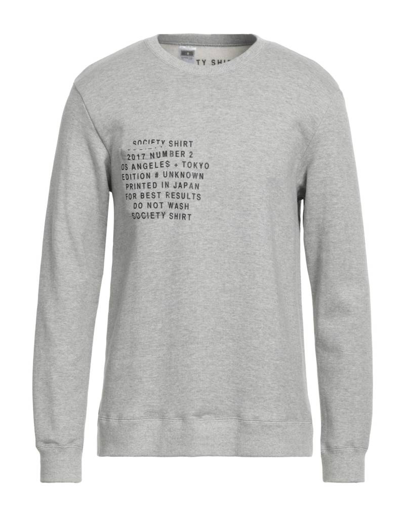 SOCIETY Sweatshirt Herren Hellgrau von SOCIETY
