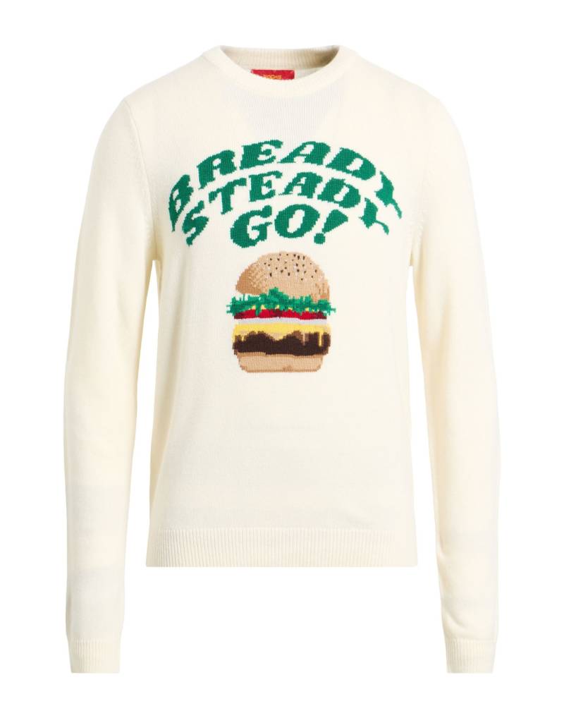 SOCKS BURGER AND FRIES Pullover Herren Elfenbein von SOCKS BURGER AND FRIES