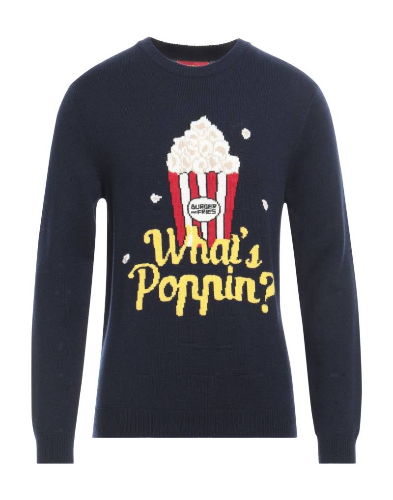 SOCKS BURGER AND FRIES Pullover Herren Nachtblau von SOCKS BURGER AND FRIES
