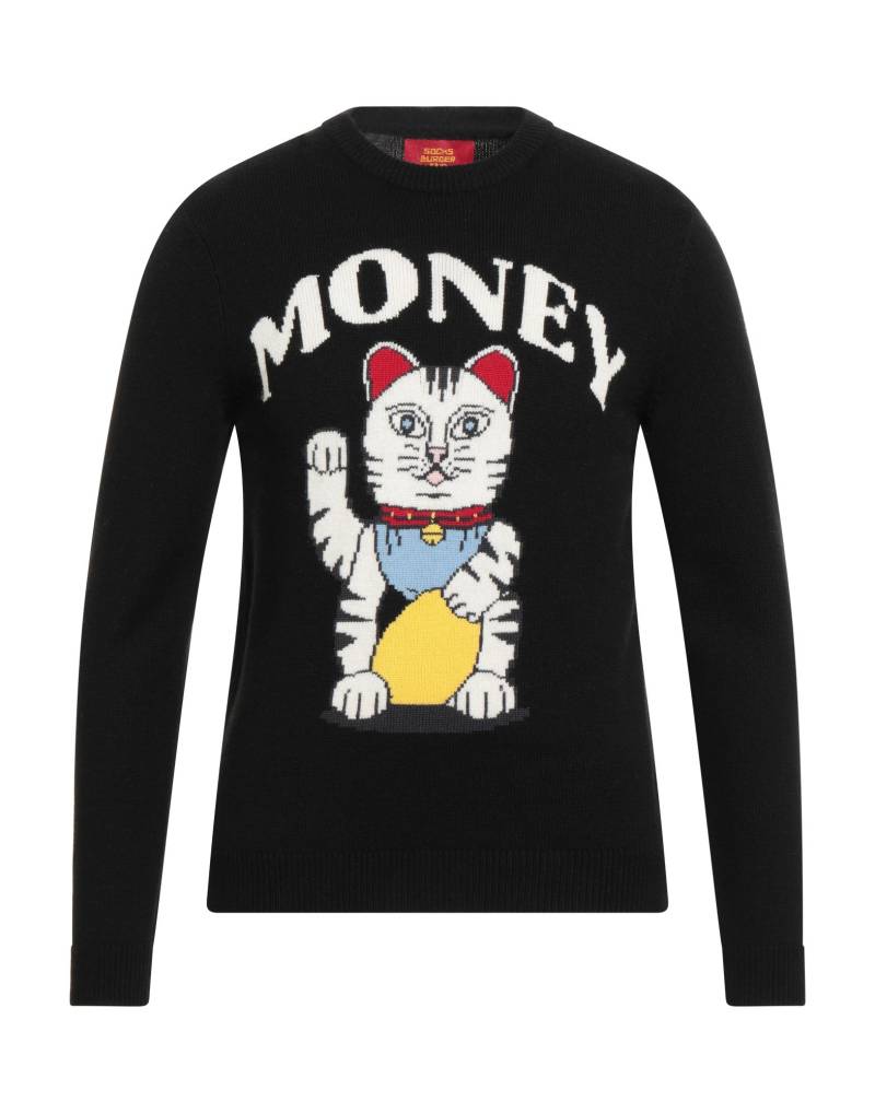 SOCKS BURGER AND FRIES Pullover Herren Schwarz von SOCKS BURGER AND FRIES