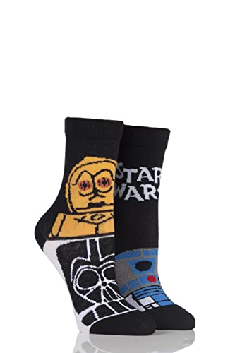 SockShop Kinder 2 Paar Star Wars R2-D2 und C-3PO Socken 23-26 SockShop Kinder 2 Paar Star Wars R2-D2 und C-3PO Socken 23-26 von SockShop