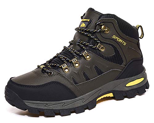 Wanderschuhe Herren Wasserdicht Trekkingschuhe Outdoor Mountainschuhe Anti-Rutsch Sportlich Schuhe Schwarz von SOCOO