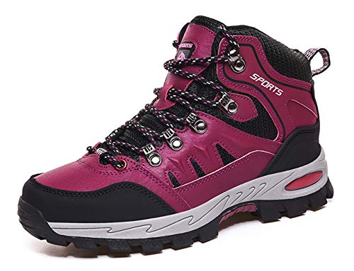 Wanderschuhe Herren Wasserdicht Trekkingschuhe Outdoor Mountainschuhe Anti-Rutsch Sportlich Schuhe Schwarz von SOCOO