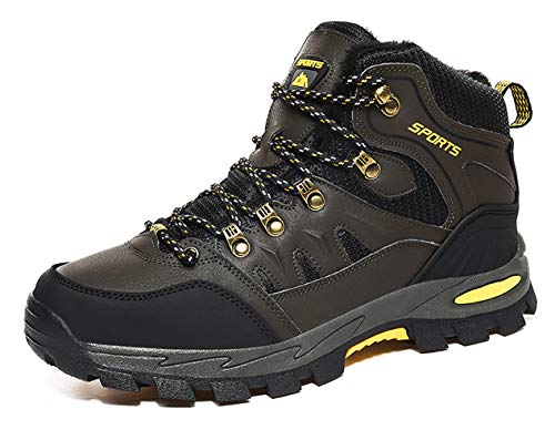 Wanderschuhe Herren Wasserdicht Trekkingschuhe Outdoor Mountainschuhe Anti-Rutsch Sportlich Schuhe Schwarz von SOCOO