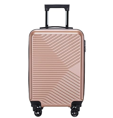 Reisekoffer Rollkoffer Koffer Trolley Kreative Reitkoffer Tragbares Gepäck Jungen Und Mädchen Reisen Harter Koffer Koffer Gepäck (Color : Rood, Size : 20inch) von SOCUY