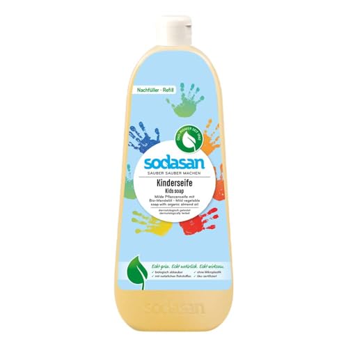 sodasan Kinderseife, Kids Soap flüssig, Nachfüller 1L (10) von SODASAN