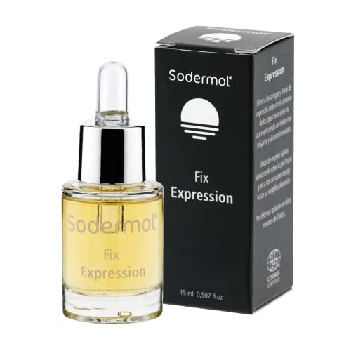 Anti-Falten Serum mit Vitamin C | Botox-Effekt, Bio Anti-Aging Soforteffekt für Männer und Frauen, gegen Augenfalten und LippenKontur-Ausdruckslinien | Gesichtsserum Naturkosmetik Fix Expression von SODERMOL
