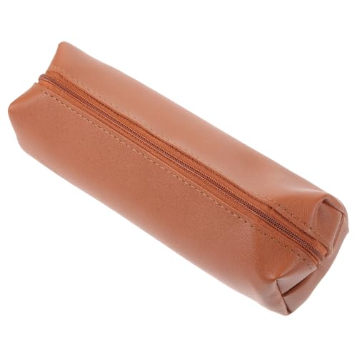 SOESFOUFU Make-up-Tasche Organizer Für Reisen Kleine Federtasche Für Büro Stiftetasche Aus Leder Für Schminkpinsel Und Schreibwaren von SOESFOUFU