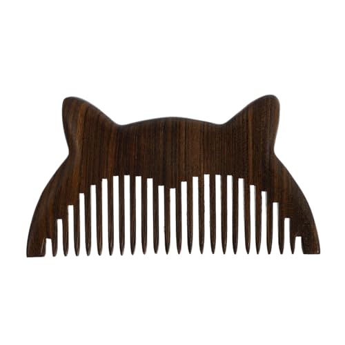 SOESFOUFU 1stück Sandelholz Massagekamm Handgefertigter Holzkamm Zur Kopfhautmassage Langlebig Und Antistatisch Für Haartypen Für Frauen Und Männer von SOESFOUFU
