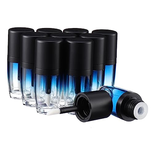 SOESFOUFU 10 Stück Frosted Gradient Lip Gloss Behälter Wiederbefüllbare Leichte Abs Lippenpflege Tube Kompakt und Reisefreundlich für Lipgloss Lip Oil Flüssigkeiten von SOESFOUFU