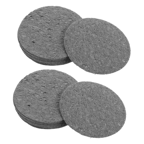 SOESFOUFU 10stücke Gesichtsreinigungsschwämme Aus Natürlichem Holzzellstoff Runde Make-up-entferner-pads Für Empfindliche Haut Sanftes Peeling-werkzeug Für Unterwegs von SOESFOUFU