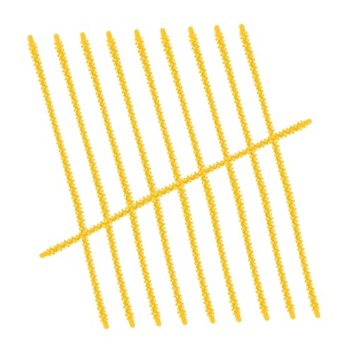 SOESFOUFU 10 Stück Teiliges Silikonbeschichtete Spiral Permstäbe Flexible Wiederverwendbare Dauerwellenwickler für Damen Hitzebeständig und Bruchsicher Geeignet für Kurze und Lange Haare von SOESFOUFU