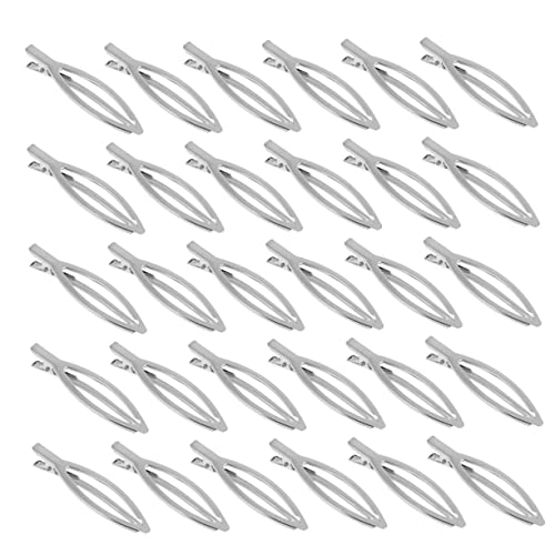 SOESFOUFU 100stücke Blattförmige Haarnadel Geometrische Haarspangen Aus Ausgehöhlte Haarspangen Für Damen Silber von SOESFOUFU