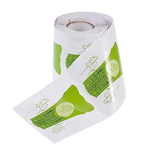 SOESFOUFU 100stücke Aufkleber Nagel Formen Werkzeug Nagelkunst Spitzenpapier Uv Gel Nagelverlängerung Diy Nail Art Tool Für Anfänger Und Profis von SOESFOUFU