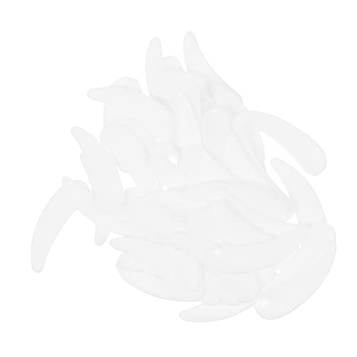 SOESFOUFU 100stücke Kunststoff Gesichtscreme Löffel Für Kosmetik Multifunktionale Applikatoren Für Gesichtsmaske Augencreme Und Make-up Langlebig Und Einfach Zu Handhaben von SOESFOUFU