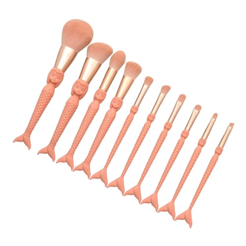 SOESFOUFU 10St Make-up Pinsel pro brush kosmetikpinsel Schminkwerkzeuge Lidschatten Bilden Make-up-Tool-Pinsel Rougepinsel das Gesicht Make-up-Tools Foundation-Pinsel Fräulein Kunstfaser von SOESFOUFU