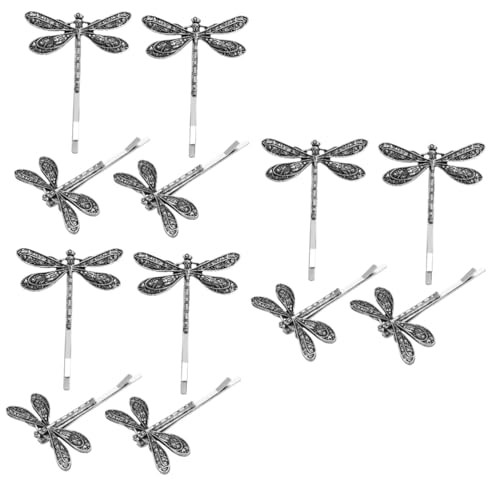 SOESFOUFU 3er-sets Retro-libellen-clip-haarspange Vintage-metall-haarnadel Für Frauen Schickes Natur-design Für Frisuren 4 Stück * 3 von SOESFOUFU