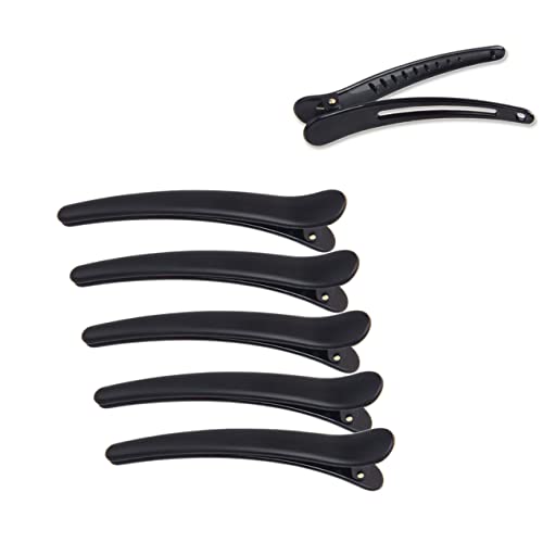 SOESFOUFU 12stücke Schwarze Haarklammern Rutschfeste Haarspangen Für Damen Haarclips Mit Beak-design Für Salon Und Alltag Hochwertiges Material Vielseitig Einsetzbar von SOESFOUFU