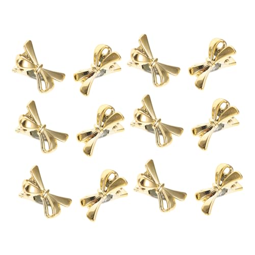 SOESFOUFU 12stücke Haarspangen Mit Schleife Für Frauen Mädchen Metall-haarschmuck Kleine Haarschleifenclips Schleifenhaarspange Haarspangenclip von SOESFOUFU