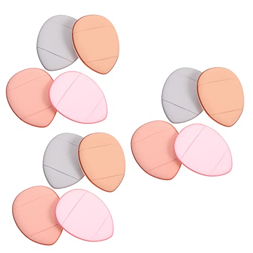SOESFOUFU 12stücke Kleine Make-up Foundation Puderquasten Frauen Mädchen Make-up-tools Kosmetik-puderquaste Für Foundation Anwendung von SOESFOUFU