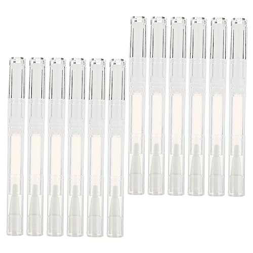 SOESFOUFU 15 Stück Nagelpflege Stift 3ml Leere Kosmetikbehälter Für Lip Gloss Und Nagelöl Drehmechanismus Bpa Frei Leicht Und Tragbar Für Reisen Und Maniküre Zubehör von SOESFOUFU