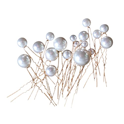 SOESFOUFU 18-teiliges Braut-haarset Hochzeits-haarschmuck Für Frauen Brautschmuck Für Haare U-förmige Haarspange Schlichtes Design SOESFOUFU 18-teiliges Braut-haarset Hochzeits-haarschmuck Für Frauen Brautschmuck Für Haare U-förmige Haarspange Schlichtes Design von SOESFOUFU