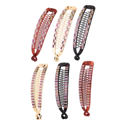 SOESFOUFU 18stücke Teiliges Haarspangen Mit Strass Fischform Haarklammern Für Pferdeschwanz Vielseitige Haaraccessoires Zufälligem Stil Für Damen Rutschfest Und Einfach Zu Verwenden von SOESFOUFU