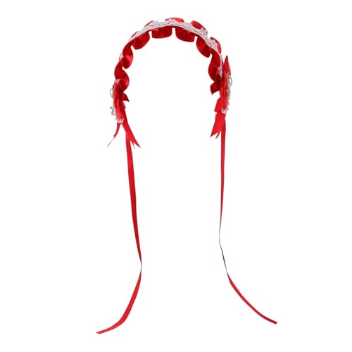 SOESFOUFU 1Stk Haarnadel verzierte Stirnbänder für Damen Haarschmuck für Frauen Haar Klammern Haarklammer Perlen-Haarspangen Haarband Haarschmuck Accessoire Haarreifen mit Spitzendesign Mode von SOESFOUFU