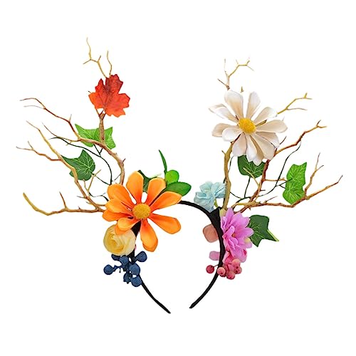 SOESFOUFU 1stück Wald-themen Haarschmuck Mit Geweih Kreative Haaraccessoires Für Partys Und Fotografie Für Weihnachten Und Besondere Anlässe von SOESFOUFU